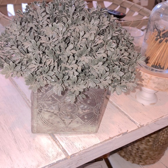 Other - Gorgeous farmhouse faux house plant in galvanized container